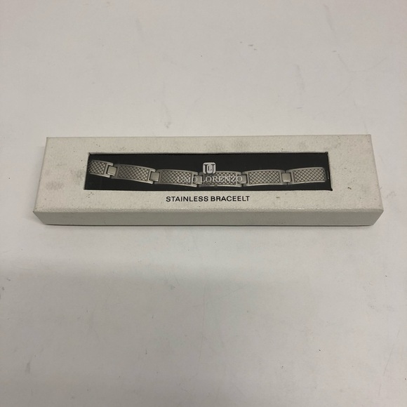 Uno Lorenzo bracelet stainless steel 8 inches - Picture 4 of 4